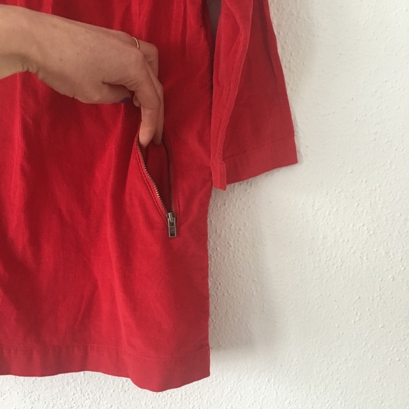 GAP red corduroy dress - Picture 4 of 4